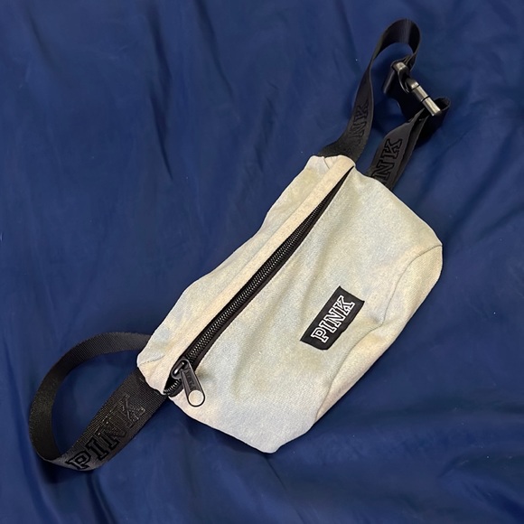 PINK Victoria's Secret Handbags - NWOT Victoria’s Secret PINK Denim Fannypack